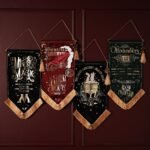 Harry Potter Alumni Black & Gold Hanging Banner - Leaky Cauldron - Image 4