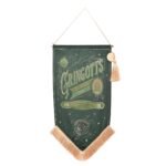 Harry Potter Alumni Green & Gold Hanging Banner - Gringotts