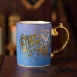 Harry Potter Alumni Collectable Blue & Gold Ceramic Mug - Owl Post