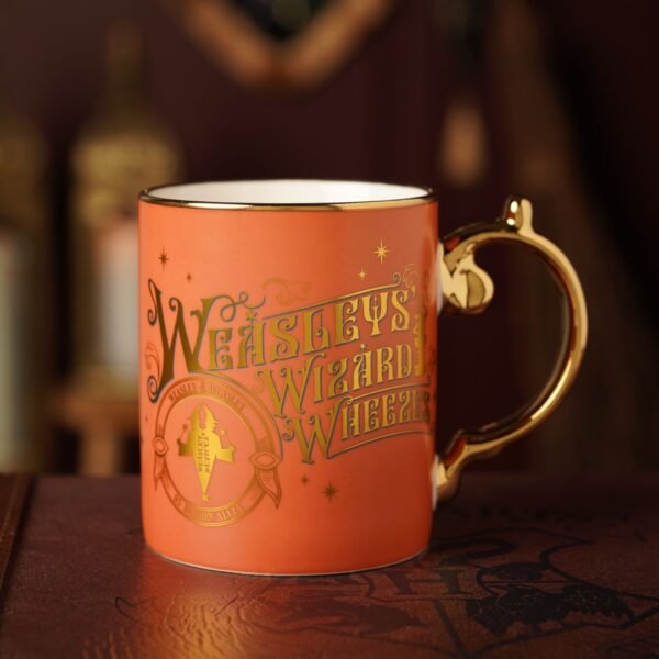 Harry Potter Alumni Collectable Orange & Gold Ceramic Mug - Weasleys