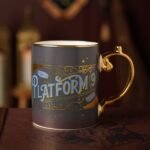Harry Potter Alumni Collectable Blue & Gold Ceramic Mug - Platform 9 3/4