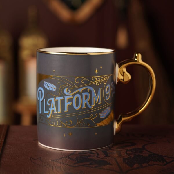 Harry Potter Alumni Collectable Blue & Gold Ceramic Mug - Platform 9 3/4