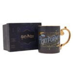 Harry Potter Alumni Collectable Blue & Gold Ceramic Mug - Platform 9 3/4 - Image 2