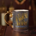 Harry Potter Alumni Collectable Blue & Gold Ceramic Mug - Platform 9 3/4 - Image 6