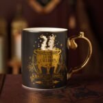 Harry Potter Alumni Collectable Black & Gold Ceramic Mug - Leaky Cauldron