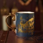 Harry Potter Alumni Collectable Navy Blue & Gold Ceramic Mug - Hogsmeade - Image 6