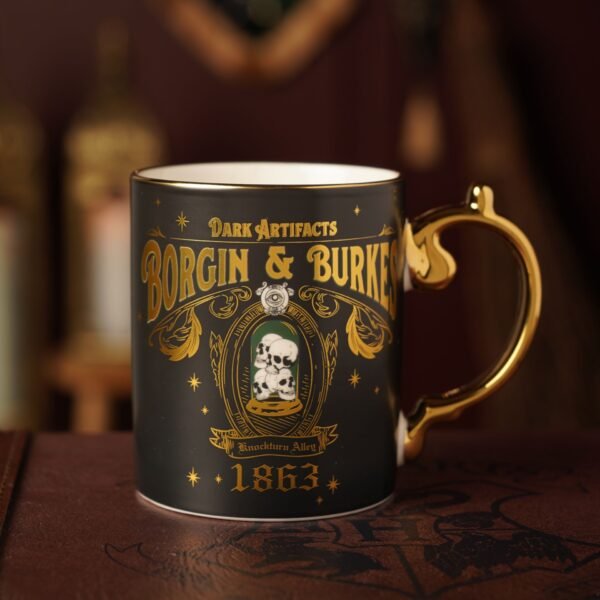 Harry Potter Alumni Collectable Black & Gold Ceramic Mug – Borgin & Burkes