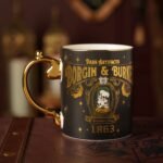 Harry Potter Alumni Collectable Black & Gold Ceramic Mug – Borgin & Burkes - Image 6