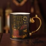Harry Potter Alumni Collectable Black & Gold Ceramic Mug – Privet Drive