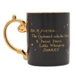 Harry Potter Alumni Collectable Black & Gold Ceramic Mug – Privet Drive - Image 4