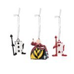 Disney Set of 3 Alice In Wonderland Hanging Christmas Decorations - Image 2
