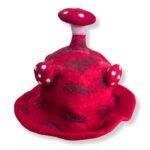 Ancient Wisdom Rush To The Head Red Felted Mushroom Hat