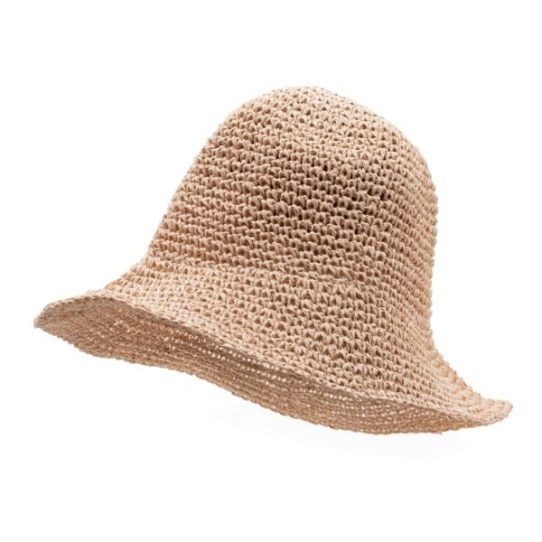 Nomad Sari Plain Rose Blush Floppy Straw Sun Hat