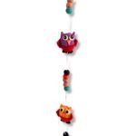Ancient Wisdom Felt Owls Wall Hanging (Random Colours) - Image 3