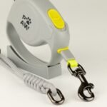PAW Elephant Strap Pet Leash (2M) – Grey & Yellow - Image 6