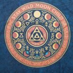 Nomad Sari Unisex Stonewashed Blue Stay Wild Moon Child Cotton T-Shirt (Large) - Image 4