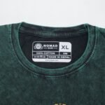 Nomad Sari Unisex Stonewashed Green Tree of Life Cotton T-Shirt (XL) - Image 5