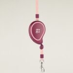 PAW Mini Mango Shaped Pet Leash (3M) – Plum & Pink