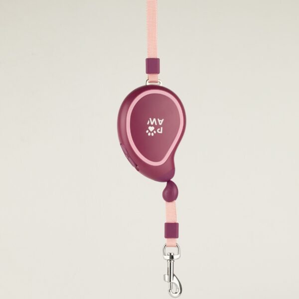 PAW Mini Mango Shaped Pet Leash (3M) – Plum & Pink
