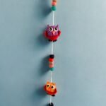 Ancient Wisdom Felt Owls Wall Hanging (Random Colours) - Image 2