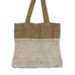 Ancient Wisdom Pure Soft Jute & Cotton Mesh Bag – Natural