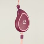 PAW Mini Mango Shaped Pet Leash (3M) – Plum & Pink - Image 5