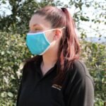 Reusable Fashion Face Covering - Blue Butterfly (Adult) - Image 4