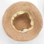 Nomad Sari Plain Rose Blush Floppy Straw Sun Hat - Image 6