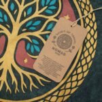 Nomad Sari Unisex Stonewashed Green Tree of Life Cotton T-Shirt (XL) - Image 2