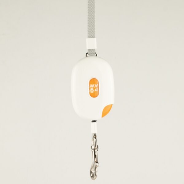 PAW Pocket Pod Pet Leash (1.5M) - White & Orange