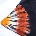 Ancient Wisdom Japanese Style Black, Chocolate & Orange Lounge Pants (Large) - Image 2