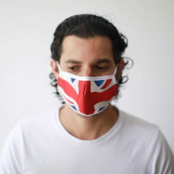 Ancient Wisdom Adult Reusable Fashion Face Covering – Union Jack Design