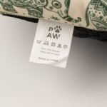 PAW Lucky Elephant Design Cream & Green Pet Bed (60 × 50 × 14cm) - Image 6