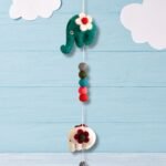 Ancient Wisdom Felt Elephants Wall Hanging (Random Colours) - Image 5
