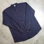 Nomad Sari Men’s Indigo Artisan Kathmandu Shirt (Medium) - Image 4