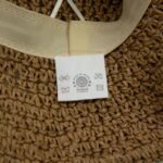 Nomad Sari Coffee with Daisies Design Floppy Straw Sun Hat - Image 5