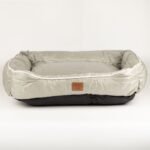 PAW Medium Khaki & Beige Pet Bed (70 × 60 × 15cm) - Image 8