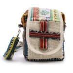 Ancient Wisdom Natural Hemp & Jhari Body-Cross Travel Bag (Assorted)