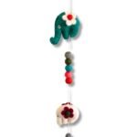 Ancient Wisdom Felt Elephants Wall Hanging (Random Colours) - Image 3