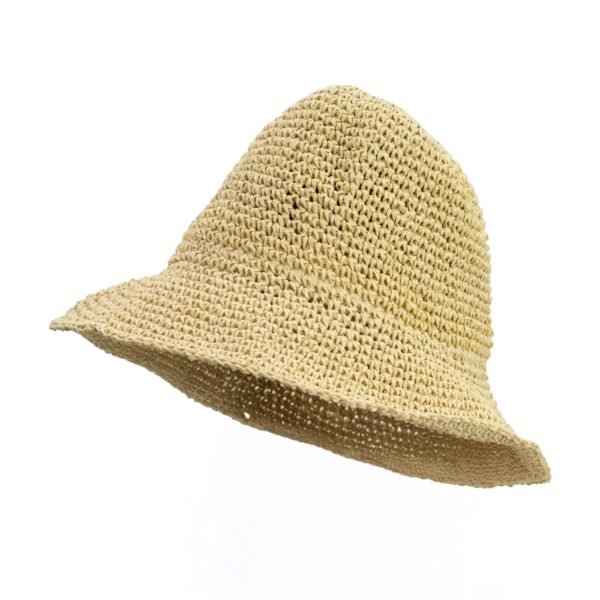 Nomad Sari Plain Natural Beige Floppy Straw Sun Hat