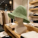 Nomad Sari Plain Moss Green Floppy Straw Sun Hat - Image 5