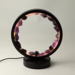 Ancient Wisdom Amethyst Gemstone Halo Lamp - Zen Spirit