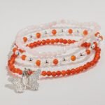 Ancient Wisdom Nymph Spirit Gemstone Bracelet Set - Love & Flame - Image 3