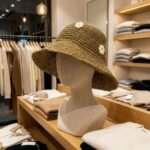 Nomad Sari Coffee with Daisies Design Floppy Straw Sun Hat - Image 7