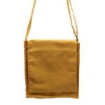 Ancient Wisdom Cotton Canvas Messenger Bag – Yellow