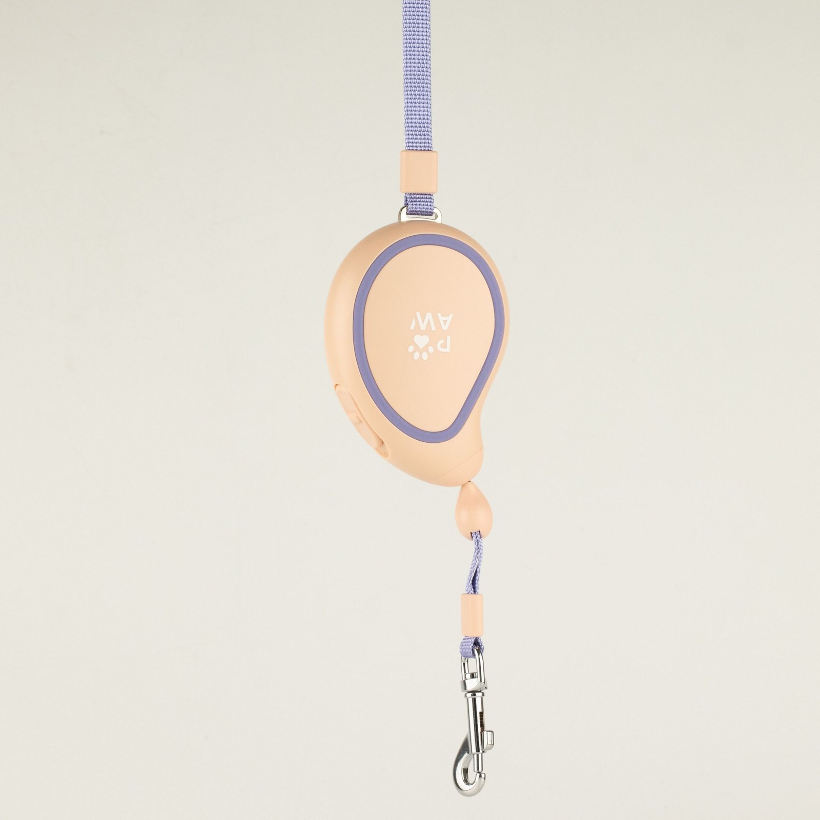 bG9jYWw6Ly9tZWRpYS85Ui9KQy82MFIzMEMxSjZSVEtKQzlSL2Q5ZGFmNTNkLmpwZw.jpg PAW Mini Mango Shaped Pet Leash (3M) - Peach - Image 1