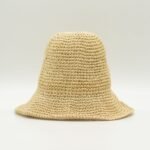 Nomad Sari Plain Natural Beige Floppy Straw Sun Hat - Image 7