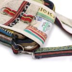 Ancient Wisdom Natural Hemp & Jhari Body-Cross Travel Bag (Assorted) - Image 5