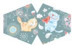 Ancient Wisdom Children’s Reusable Fashion Face Mask – Happy Cats Design