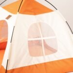 PAW Beige & Orange Pet Bed Tent (58 × 58 × 48cm) - Image 3